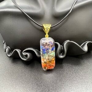 7 Chakra Necklace Handmade Healing Pendant Crystal Necklace
